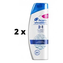 Šampūns HEAD & SHOULDERS Classi Clean 2in1, 360 ml x 2 gab. iepakojums cena un informācija | Šampūni | 220.lv