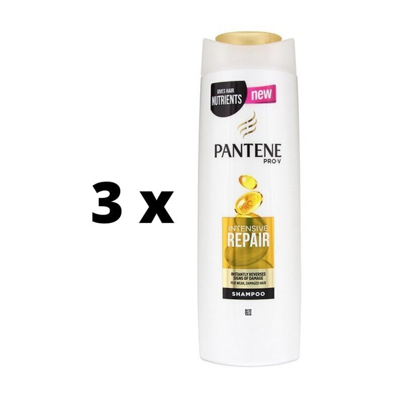 Šampūns PANTENE Repair & Protect, 400 ml x 3 gab. iepakojumi цена и информация | Šampūni | 220.lv