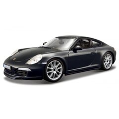 Bburago Mašīna Porsche 911 Carrera S 1:24 Melna cena un informācija | Rotaļlietas zēniem | 220.lv