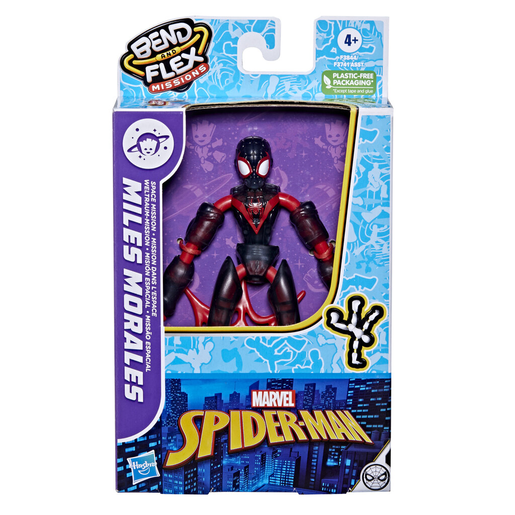 SPIDER-MAN „Bend and Flex“ figūra, 15 cm cena un informācija | Rotaļlietas zēniem | 220.lv