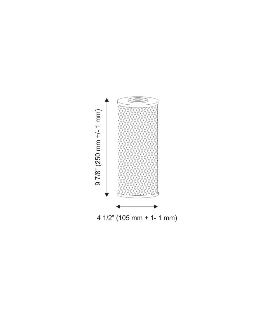 10"BB Kokosriektsta čaulas un bitumiskās aktivētās ogles + speciālā iebēruma kartridži Aquafilter FCCBL-S sērijas цена и информация | Ūdens attīrīšanas sistēmas un filtri | 220.lv