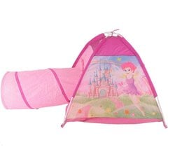 Bērnu telts ar tuneli Feja Dajar, rozā cena un informācija | Bērnu rotaļu laukumi, mājiņas | 220.lv