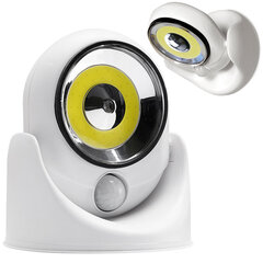 Светильник с датчиком движения цена и информация | Настенный/подвесной светильник Eye Spot 11 BL, чёрный | 220.lv