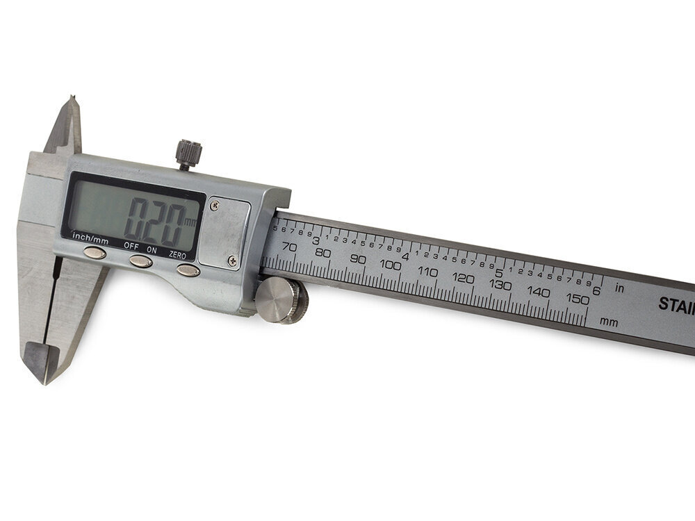 Digitālais bīdmērs L-150 mm/6" цена и информация | Rokas instrumenti | 220.lv
