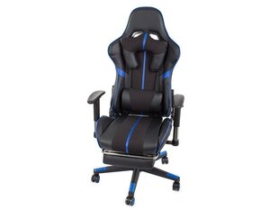 Spēļu krēsls, melns/zils цена и информация | Офисные кресла | 220.lv