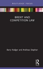 Brexit And Competition Law цена и информация | Книги по социальным наукам | 220.lv