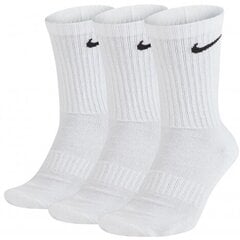 Nike Zeķes U NK Everyday Cush Crew 3PR White цена и информация | Мужские носки | 220.lv