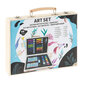 Zīmēšanas piederumu koferis Smiki Art, 68 d. cena un informācija | Modelēšanas un zīmēšanas piederumi | 220.lv