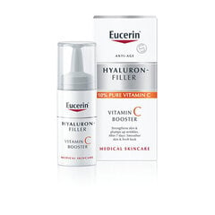 Eucerin Hyaluron-Filler Vitamin C Booster - Izgaismojošs pretgrumbu serums ar C vitamīnu 3 ml цена и информация | Сыворотки для лица, масла | 220.lv