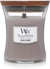 WoodWick aromātiska svece Wood Smoke, 275.0 g cena un informācija | Sveces un svečturi | 220.lv