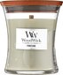 WoodWick aromātiska svece fireplace, 85.0 g cena un informācija | Sveces un svečturi | 220.lv