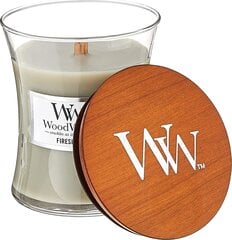 WoodWick aromātiska svece fireplace, 85.0 g цена и информация | Подсвечники, свечи | 220.lv