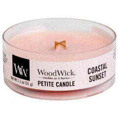 WoodWick aromātiska svece Coastal Sunset, 31 g cena un informācija | Sveces un svečturi | 220.lv