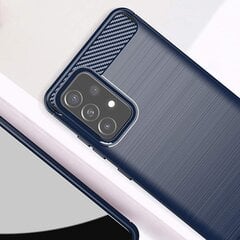 Hurtel Carbon Case paredzēts Samsung Galaxy A72 4G, zils cena un informācija | Telefonu vāciņi, maciņi | 220.lv