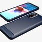 Hurtel Carbon Case paredzēts Xiaomi Redmi Note 10 5G, melns цена и информация | Telefonu vāciņi, maciņi | 220.lv