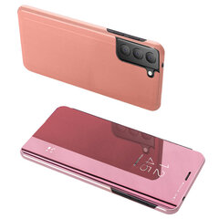 Hurtel Clear View Case paredzēts Samsung Galaxy S21 FE, rozā cena un informācija | Telefonu vāciņi, maciņi | 220.lv