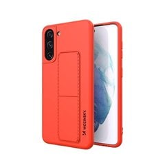 Wozinsky Kickstand Case paredzēts Samsung Galaxy S21 + 5G, sarkans cena un informācija | Telefonu vāciņi, maciņi | 220.lv