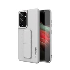 Wozinsky Kickstand Case paredzēts Samsung Galaxy S21 Ultra 5G, pelēks cena un informācija | Telefonu vāciņi, maciņi | 220.lv