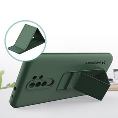 Wozinsky Kickstand Case paredzēts Xiaomi Redmi 9, melns cena un informācija | Telefonu vāciņi, maciņi | 220.lv