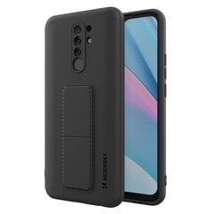 Wozinsky Kickstand Case paredzēts Xiaomi Redmi 9, melns cena un informācija | Telefonu vāciņi, maciņi | 220.lv