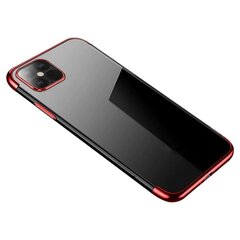 Hurtel Clear Color Case paredzēts Samsung Galaxy S21+ 5G (S21 Plus 5G), sarkans cena un informācija | Telefonu vāciņi, maciņi | 220.lv