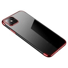 Hurtel Clear Color Case paredzēts Samsung Galaxy S21 5G, sarkans цена и информация | Чехлы для телефонов | 220.lv