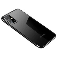 Hurtel Clear Color Case paredzēts Samsung Galaxy A72 4G, melns cena un informācija | Telefonu vāciņi, maciņi | 220.lv