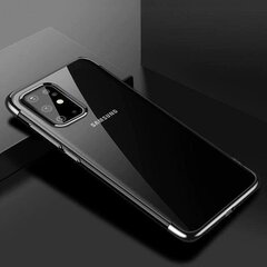 Чехол Hurtel Clear Color для Samsung Galaxy A72 4G, чёрный цена и информация | Чехлы для телефонов | 220.lv