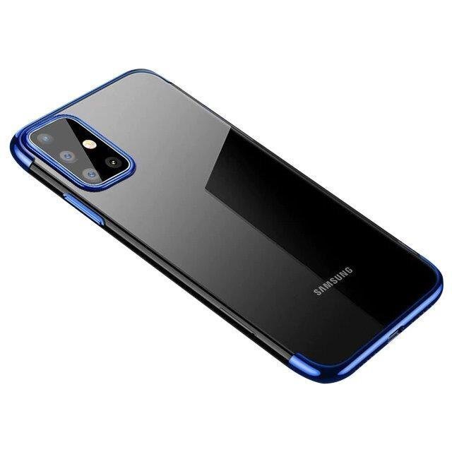 Hurtel Clear Color Case paredzēts Samsung Galaxy A72 4G, zils цена и информация | Telefonu vāciņi, maciņi | 220.lv