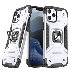 Wozinsky Ring Armor Hybrid Case paredzēts iPhone 13 Pro Max, sudraba cena un informācija | Telefonu vāciņi, maciņi | 220.lv