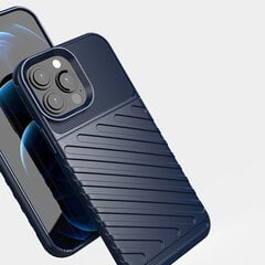 Thunder Case Flexible Tough Rugged Cover TPU Case, paredzēts iPhone 13 Pro Max, zils cena un informācija | Telefonu vāciņi, maciņi | 220.lv