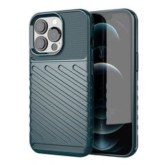 Thunder Case Flexible Tough Rugged Cover TPU Case, paredzēts iPhone 13 Pro, zaļš cena un informācija | Telefonu vāciņi, maciņi | 220.lv