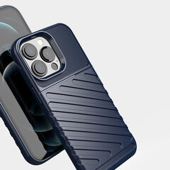 Thunder Case Flexible Tough Rugged Cover TPU Case, paredzēts iPhone 13 Pro, zils цена и информация | Чехлы для телефонов | 220.lv