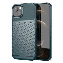 Thunder Case Flexible Tough Rugged Cover TPU Case, paredzēts iPhone 13, zaļš cena un informācija | Telefonu vāciņi, maciņi | 220.lv