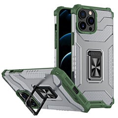 Чехол Hurtel Crystal Ring для iPhone 13 Pro Max, зелёный цена и информация | Чехлы для телефонов | 220.lv