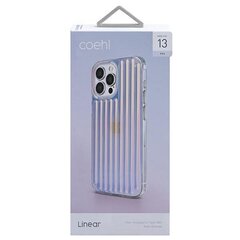 Uniq case Coehl Linear, paredzēts iPhone 13 Pro / 13, sudraba cena un informācija | Telefonu vāciņi, maciņi | 220.lv
