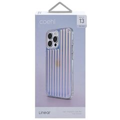 Uniq case Coehl Linear, paredzēts iPhone 13 Pro Max, sudraba cena un informācija | Telefonu vāciņi, maciņi | 220.lv