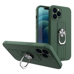 Ring Case silicone case with finger grip and stand, paredzēts iPhone 11 Pro, zaļš cena un informācija | Telefonu vāciņi, maciņi | 220.lv