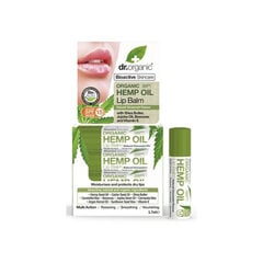 Dr. Organic Lūpu balzams ar kaņepēm 5.7ml цена и информация | Помады, бальзамы, блеск для губ | 220.lv