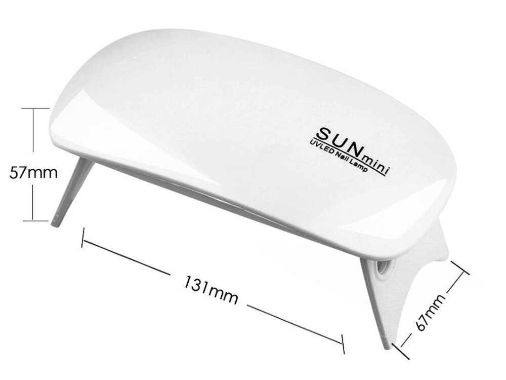 SUNmini UV LED cena un informācija | Pedikīra, manikīra piederumi | 220.lv