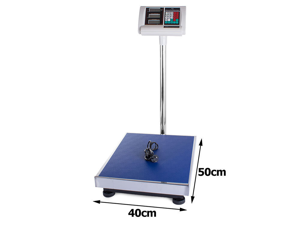 LCD svari ar atbalstu, 50 x 40 cm cena un informācija | Industriālie svari | 220.lv