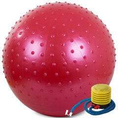 Гимнастический мяч, 70 см, красный цена и информация | Гимнастические мячи | 220.lv