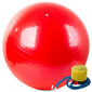 Vingrošanas bumba 65 cm, sarkana цена и информация | Vingrošanas bumbas | 220.lv