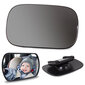 Atpakaļskata spogulis bērnu uzraudzībai, automašīna, 360 grādi цена и информация | Autokrēsliņu aksesuāri | 220.lv