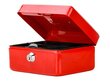 Metāla uzglabāšanas kaste ar slēdzeni, sarkanā krāsā cena un informācija | Veļas grozi un mantu uzglabāšanas kastes | 220.lv