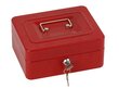 Metāla uzglabāšanas kaste ar slēdzeni, sarkanā krāsā cena un informācija | Veļas grozi un mantu uzglabāšanas kastes | 220.lv