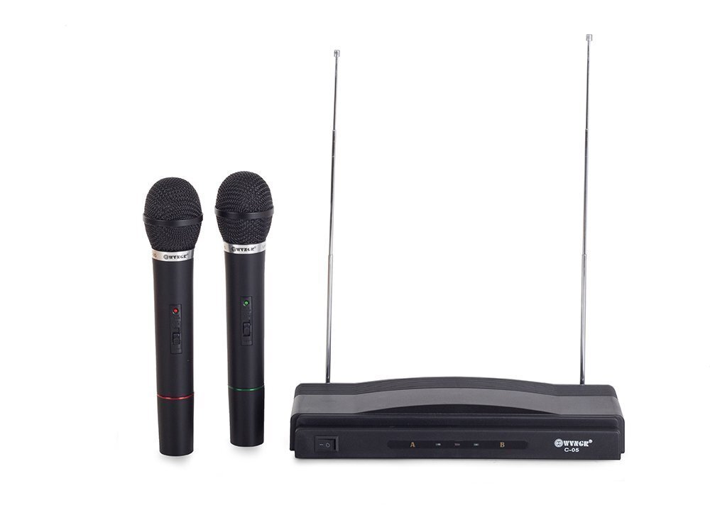 Bezvadu karaoke mikrofons cena un informācija | Mikrofoni | 220.lv