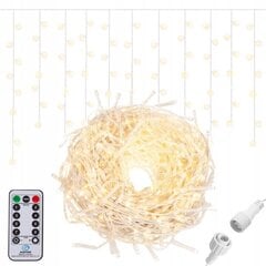 Gaismas aizkars ar 500 LED lāstekām cena un informācija | Ziemassvētku lampiņas, LED virtenes | 220.lv