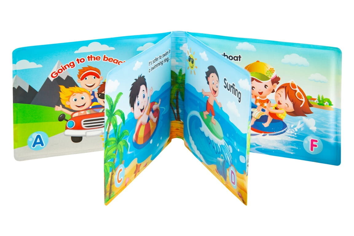 Bocioland mīksta izglītojoša grāmata, ūdens sporta veidi, BL009 цена и информация | Rotaļlietas zīdaiņiem | 220.lv