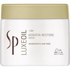 Barojoša matu maska Wella Professionals SP Luxe Oil Keratin Restore 400 ml cena un informācija | Matu uzlabošanai | 220.lv